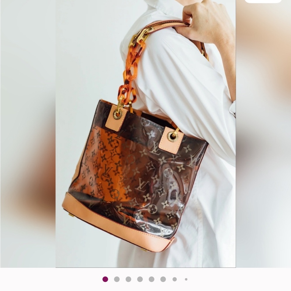 Louis Vuitton Transparent Brown Monogram Tote